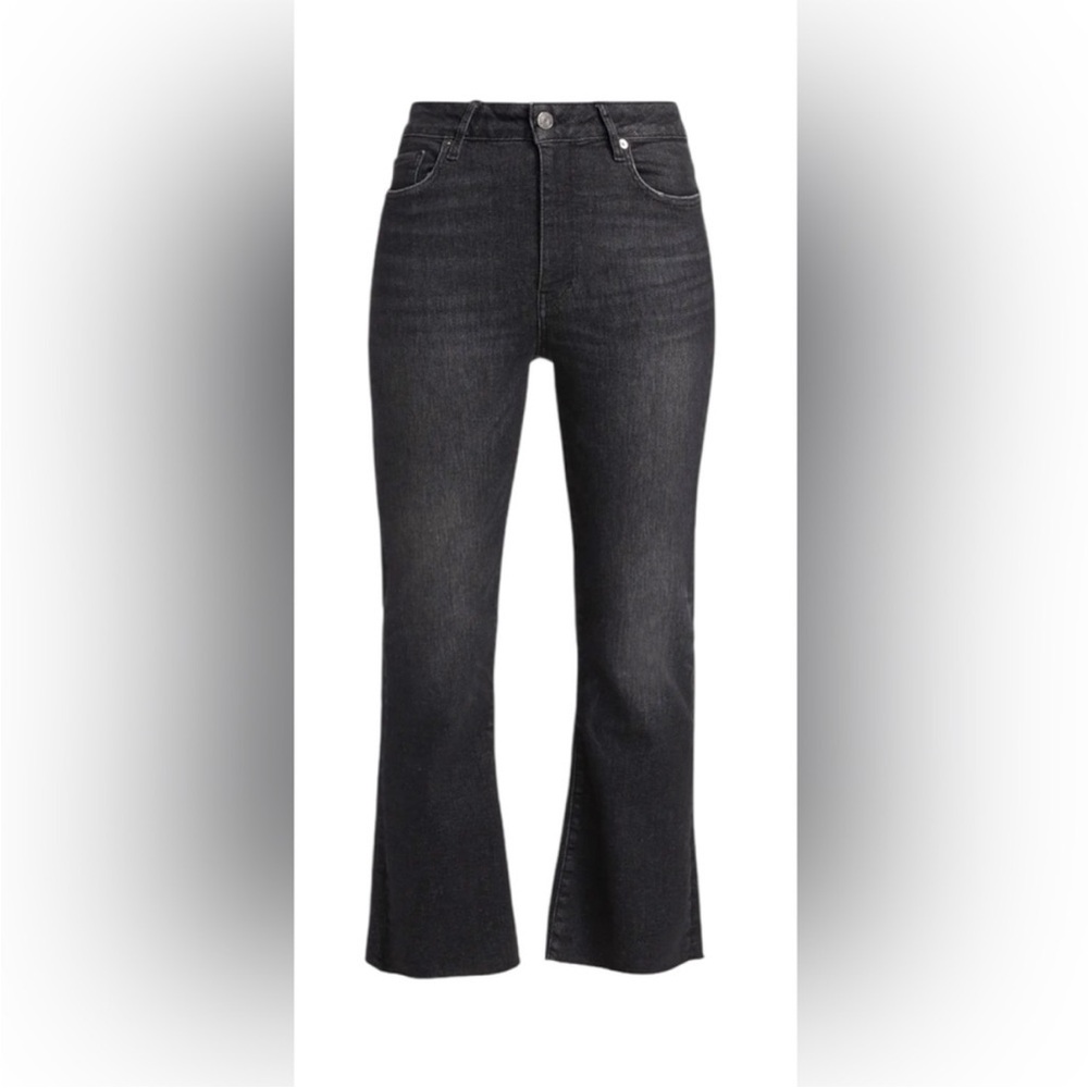 FRAME – Le Crop Mini Boot Jeans – Washed Black – Sz. 28